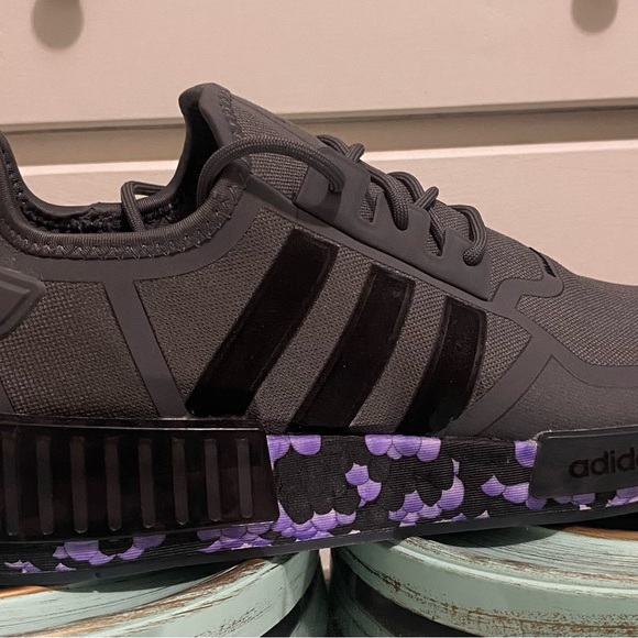 Adidas NMD_R1 “Purple Grey Rush” - men’s size 12 - BWT (no box) - Picture 2 of 6